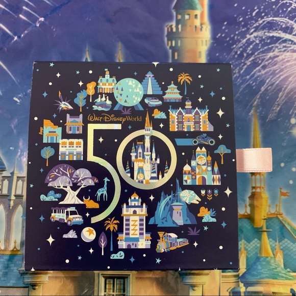 Disney 50 Anniversary Pandora Bracelet and Mickey Charm Set SOLD OUT EVERYWHERE - Picture 6 of 9